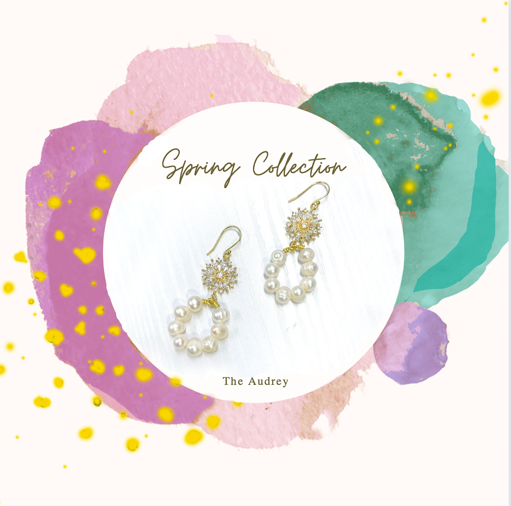 The Audrey Pearl Earrings by Sheena Solis