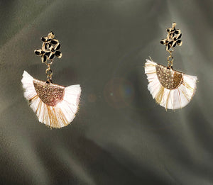 The Palma Earrings in Blush