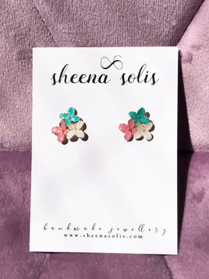 The New Fiona Dainty Floral Studs by Sheena Solis