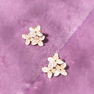 The New Fiona Dainty Floral Studs by Sheena Solis