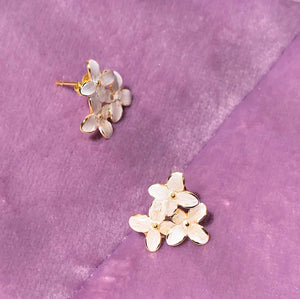 The New Fiona Dainty Floral Studs by Sheena Solis